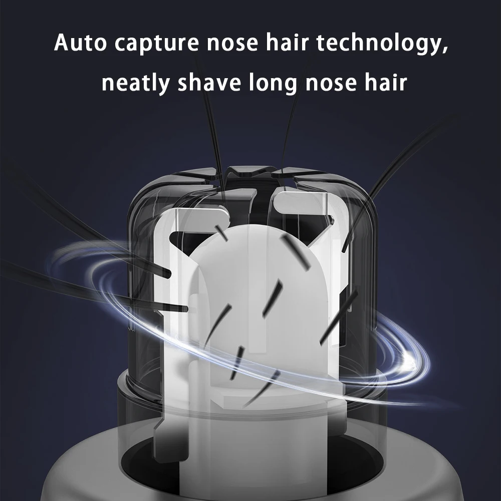 Kemei-6630 4 в 1 триммер для носа и бороды, триммер для бровей, перезаряжаемый электрический триммер для носа, машинка для стрижки волос