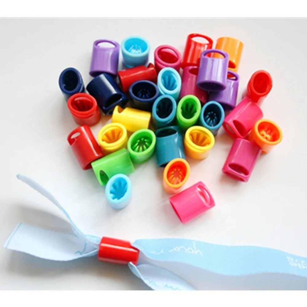 Прочная одноразовая односторонняя круглая пластиковая застежка с зубцами внутри