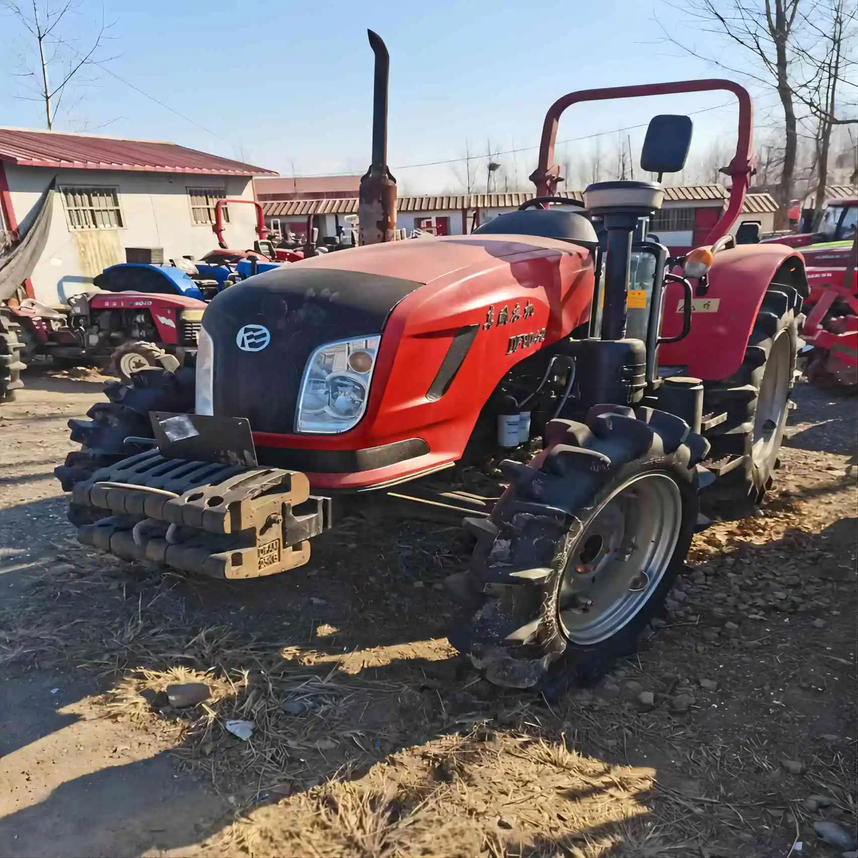 90HP 4wd DF904-2 Подержанный трактор в хорошем состоянии с более низкой ценой
