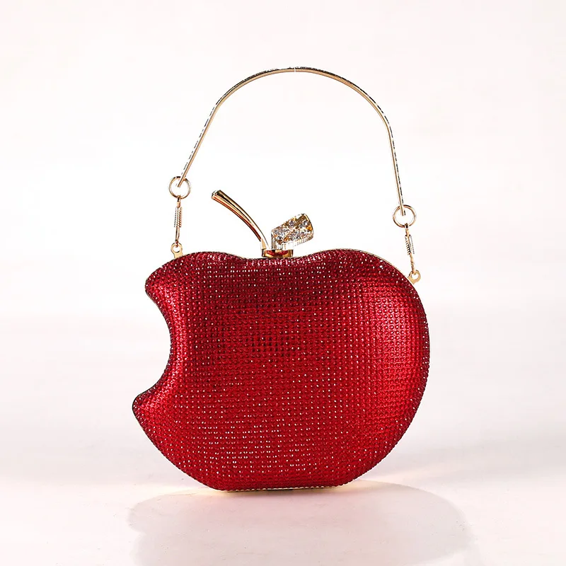 Red/Silver/Black/Gold/Blue Fashion Mini Rhinestone Purse Handbag Elegant Bridal Wedding Clutch Purse Bag