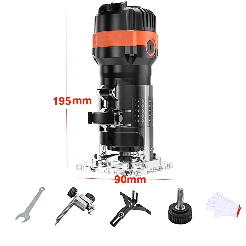 Multi-function woodworking engraving milling machine 1000W high quality high power electric wood trimmer