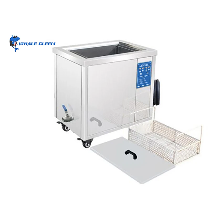 Factory Price Single Tank 45L Industrial ultrasonic cleaner injector diesel 0-600W Power Adjustable With 1.5KW Heater