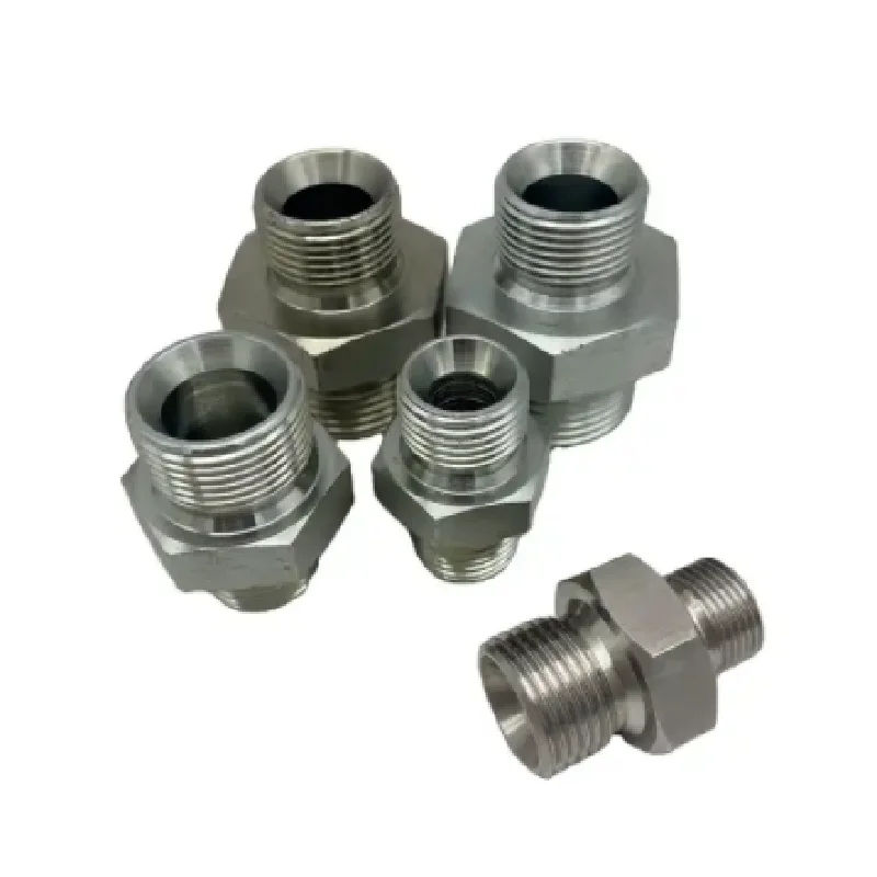 Hydraulic Adapter Carbon Steel Bsp Npt and Connections For High Pressure Hose Manufacture Hydraulic Fitting