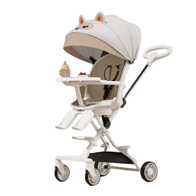 Best Quality Pushchair Stroller High Landscape Baby Stroller Portable Folding Adjustable Stroller