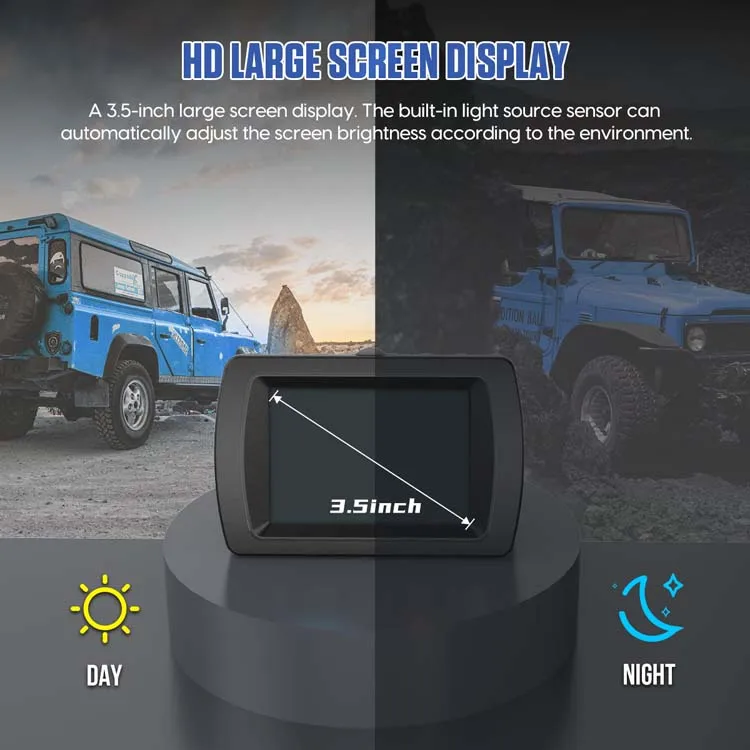 Official MRCARTOOL M85 Hd Display Multi-Function Off-Road Hud Car Gauge Auto Meter Cigarette Lighter