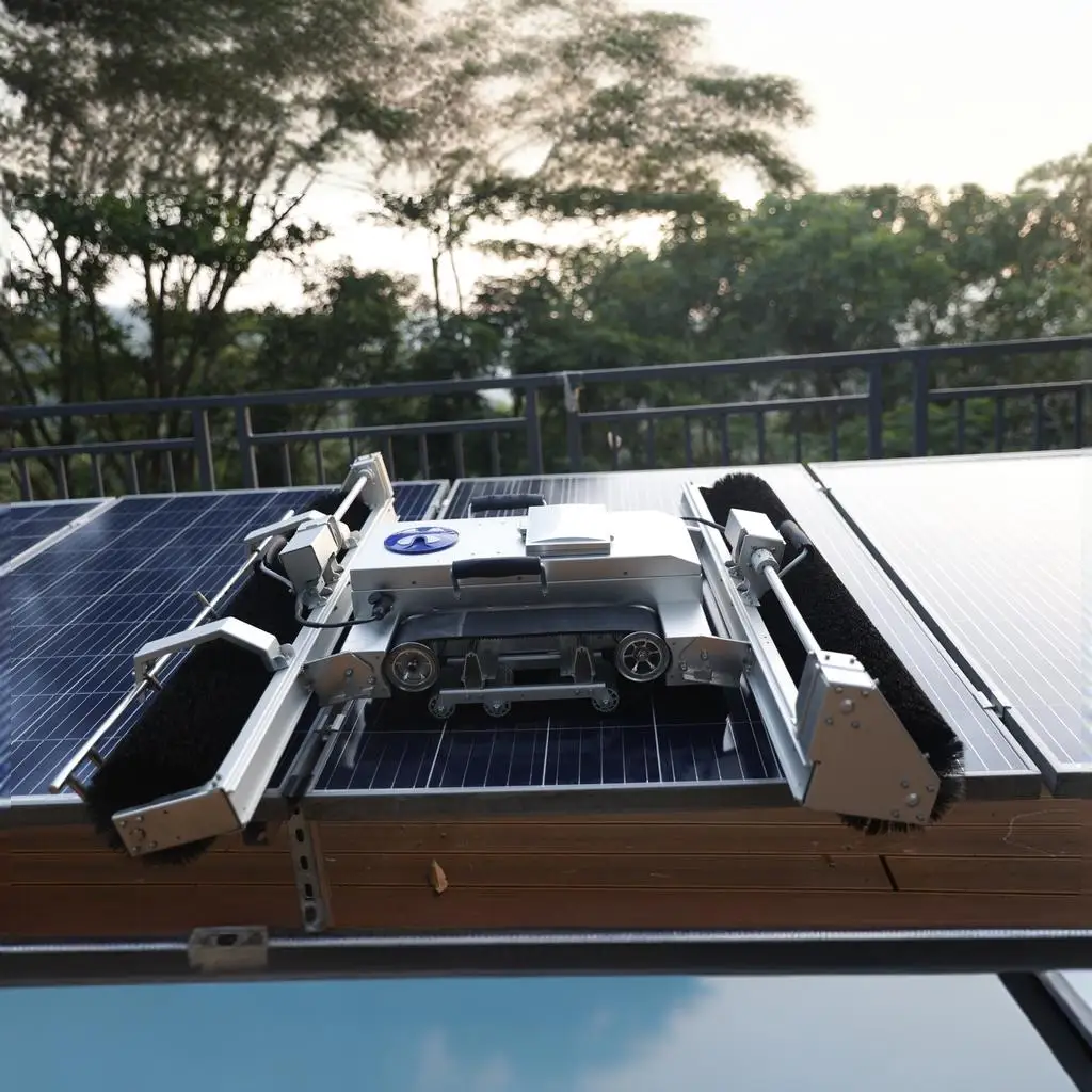 Fully autonomous PV clean equipment PhiCleaner E22L