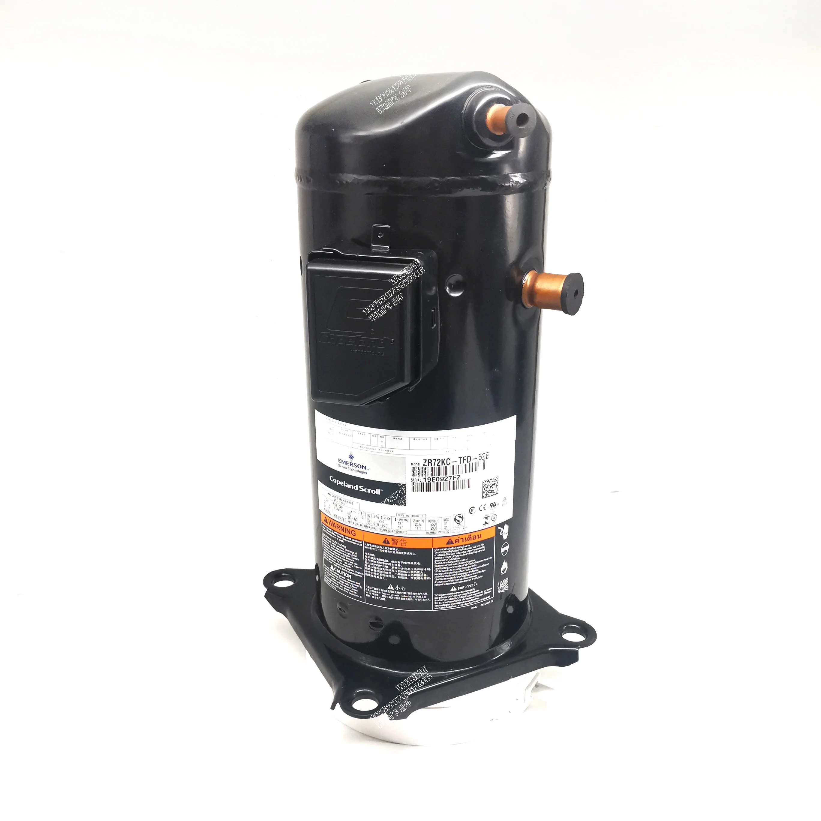 6 HP 7 Hp SCROLL COMPRESSOR ZR72KC-TF5-522 ZR81KC-TF5-522 TF5 220 V 3 Phase Compressor