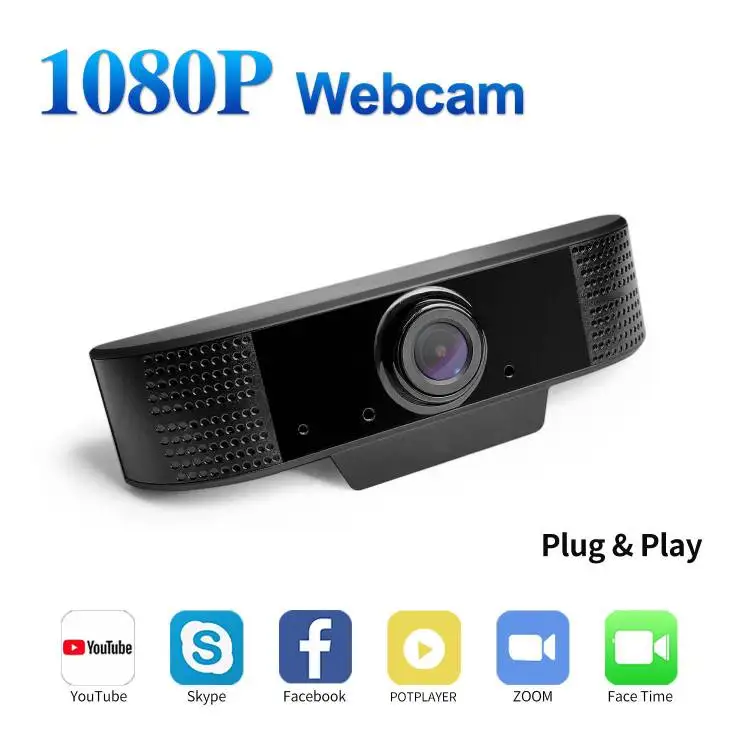 
Howell Wholesale Mini 1080P HD Webcam PC camera for work and study at home online class meeting 1080P USB Computer Web cam 