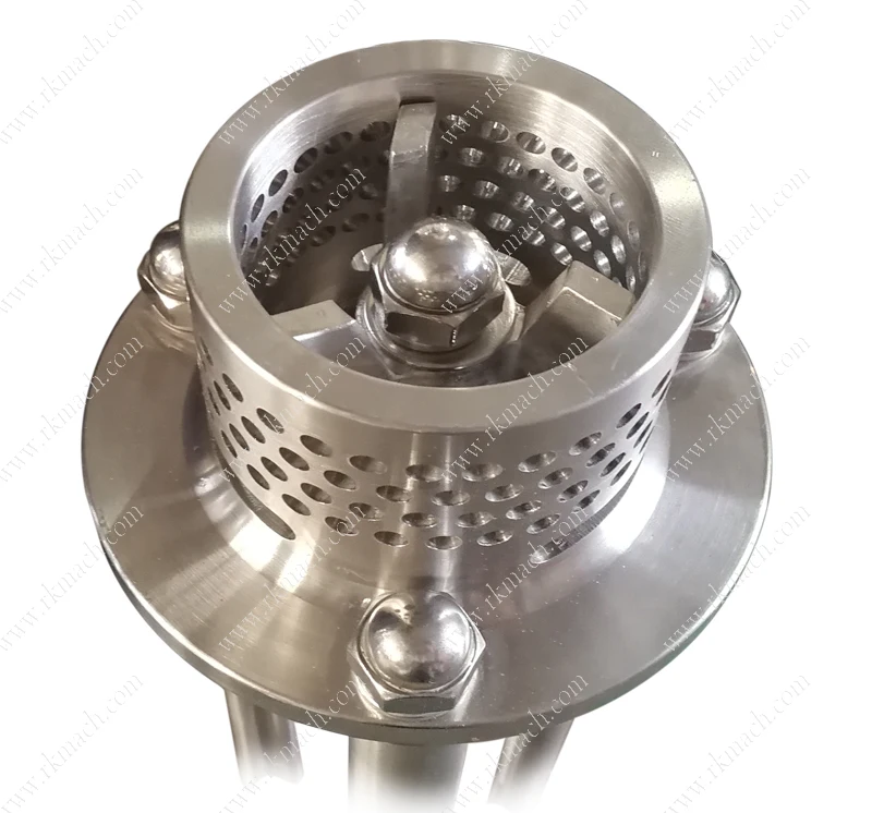 220V 3kw 4HP SS316L high shear batch homogenizer high shear mixer with fine screen working head for fine chemical homogenizing