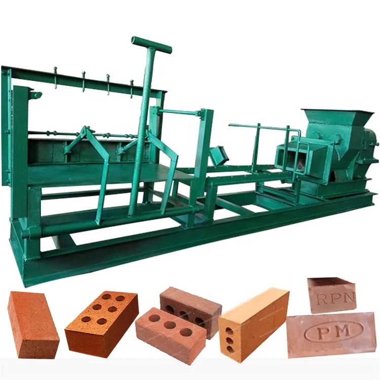 Mini production line mud bricks making machine lowest price  fired clay brick making machine