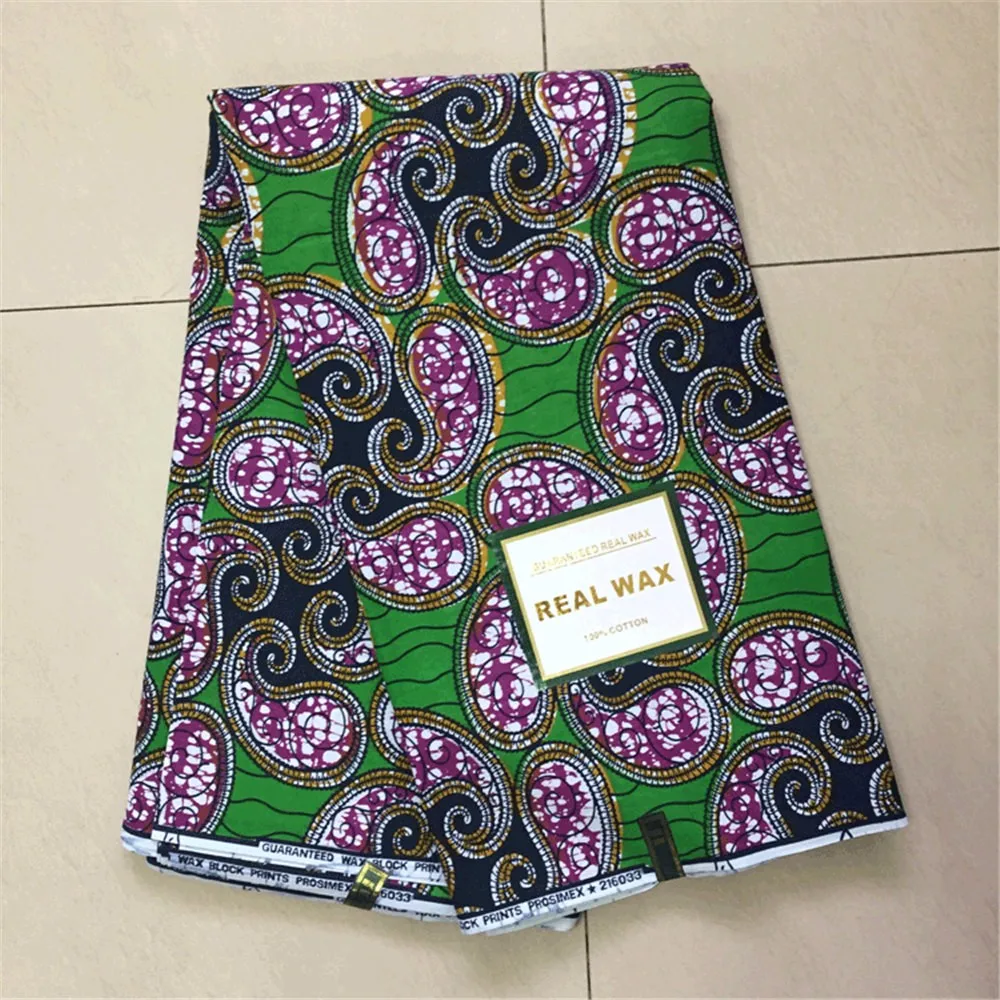 
2020 New Fashion wax print fabrics for making clothing 