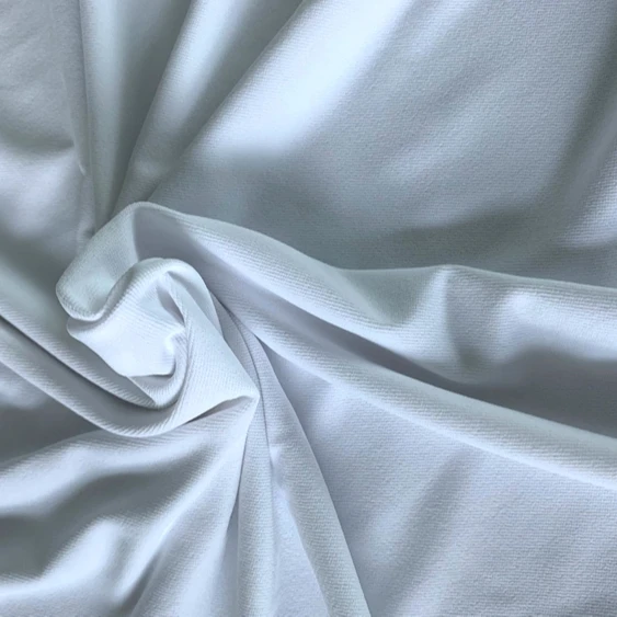 
eco friendly nontoxic Anti bacteurial sport t-shirt stripe polyamide elastic fabric single jersey stripe fabric 