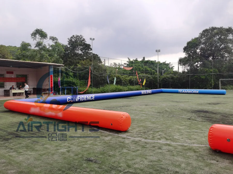 22X17m giant football court airtight style portable inflatable 3V3 soccer airpitch for wholesale