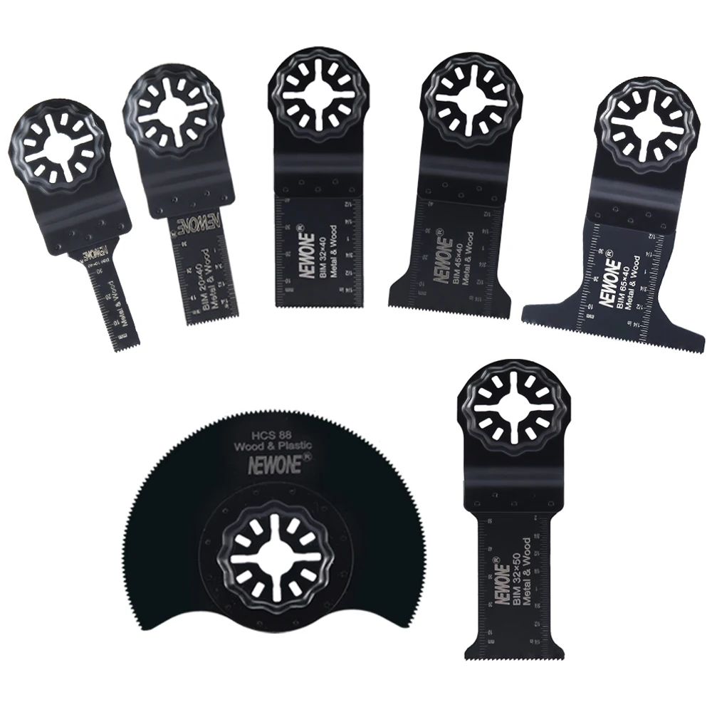 NEWONE Starlock BIM10mm/20mm/32mm/45mm/65mm Saw Blades semi-circle sanding pad for electric Power Oscillating Tools multi tool