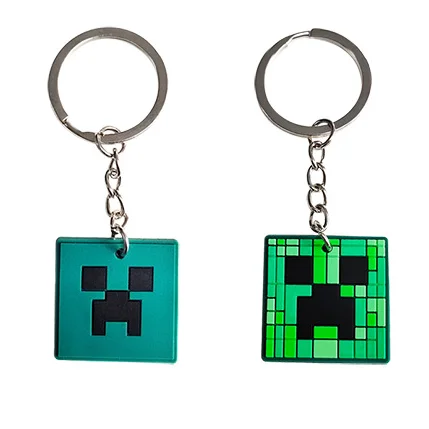 3D UV Printed Keychain Durable Stainless Steel Rubber PVC and Plastic Light Keychains with Gravure Printing