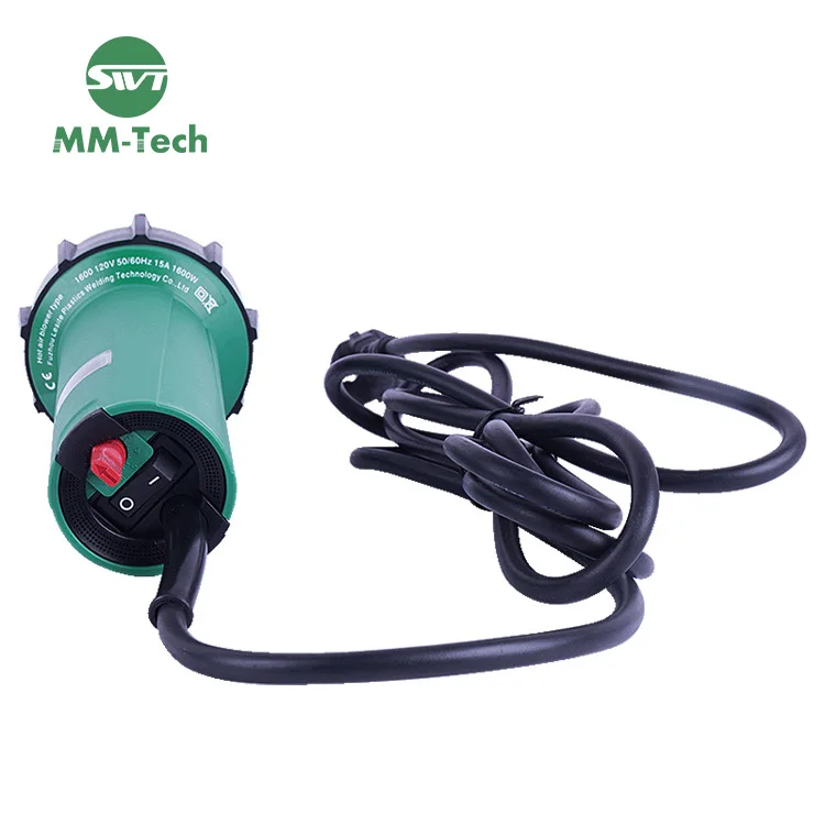 MM-Tech SWT-NS1600D Handle Size 58mm 1600W 110/220V Hot Air Welding Gun For Industrial Grade Pp Plate Plastic Floor