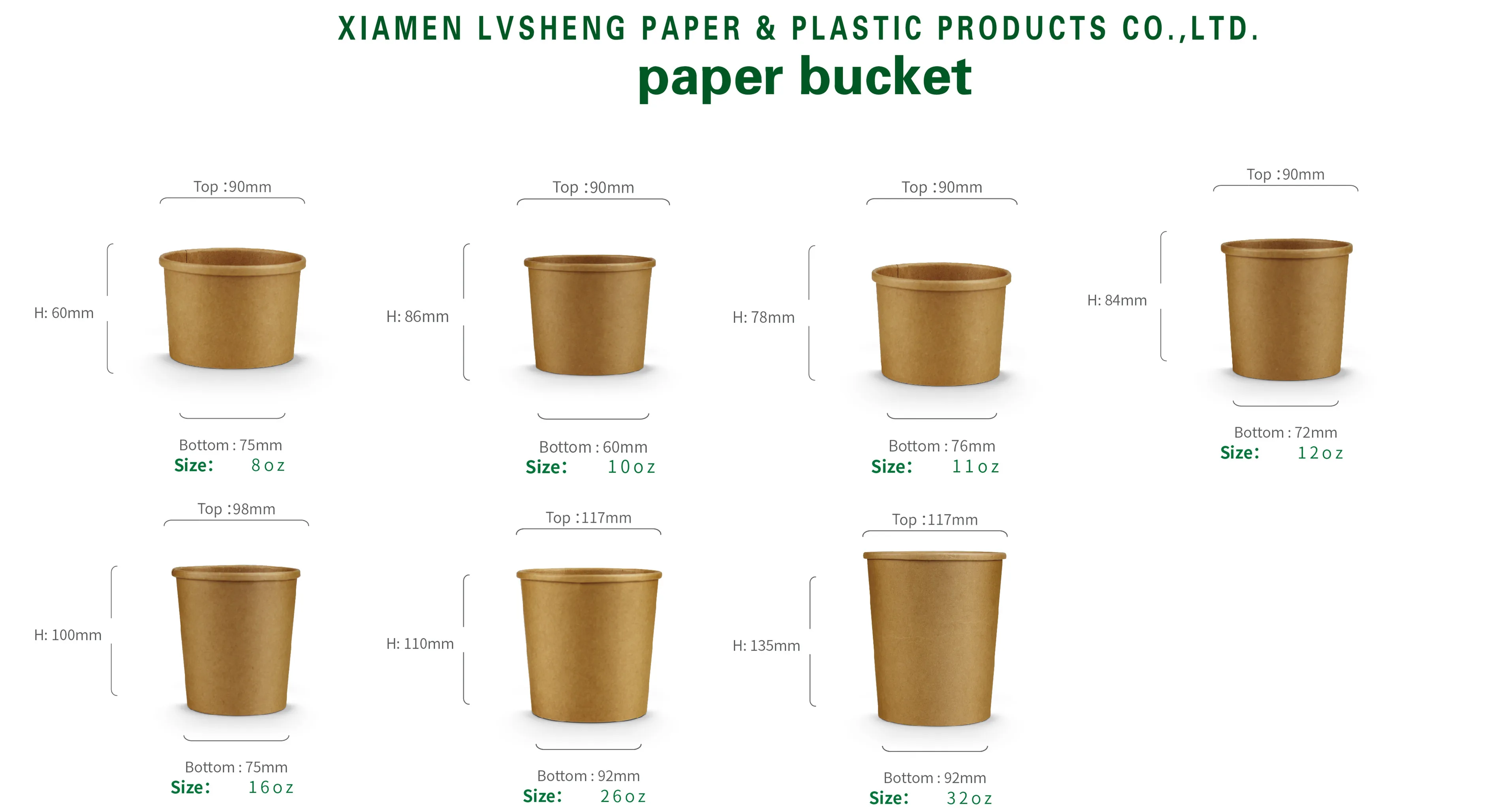 Wholesale Cheap Price Disposable Spaghetti Box Paper Kraft Noodle Paper Cups with Lid