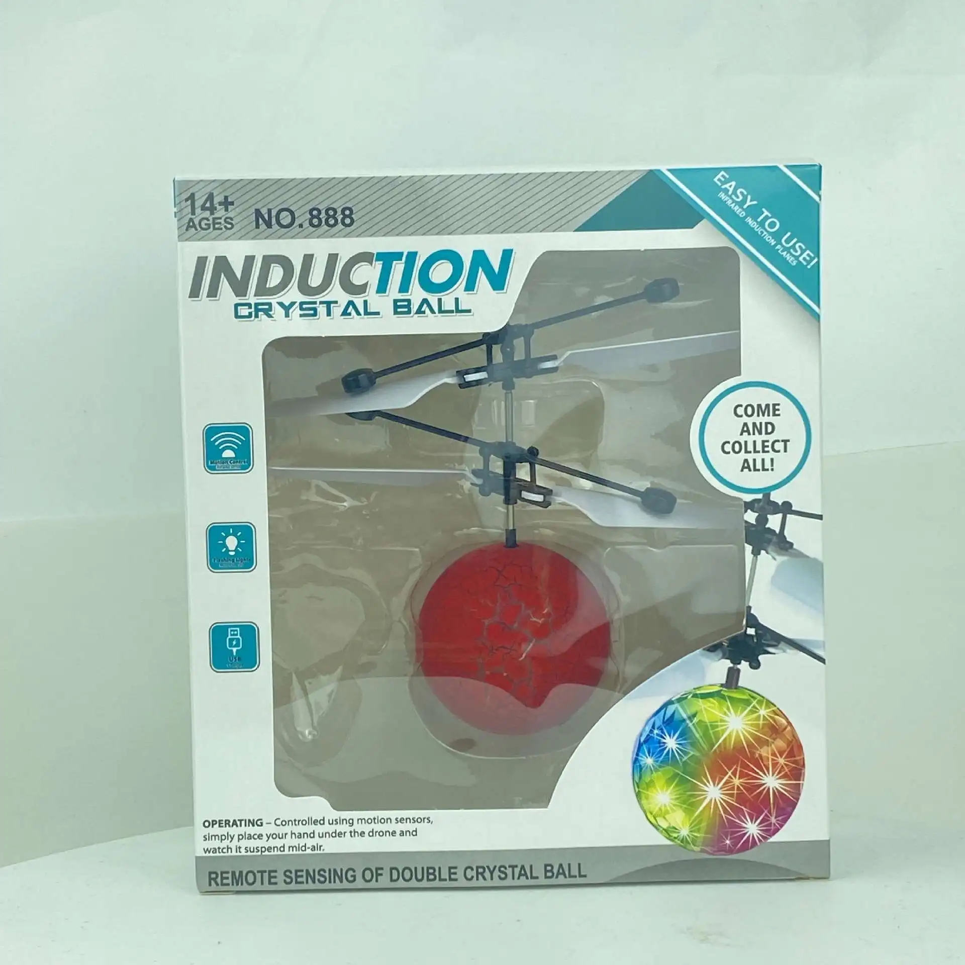 Hot new Flying RC Ball Aircraft Helicopter Led Flashing Light Up Toy Induction Toy Toy Drone For Kids Children