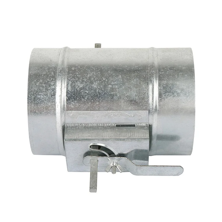 HVAC supply air volume control damper round air flow control damper
