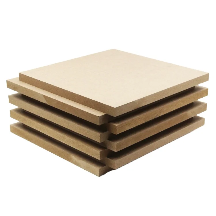 2024 Low Price Wholesale Moisture Resistant High Density 3mm melamine coated Laminated MDF