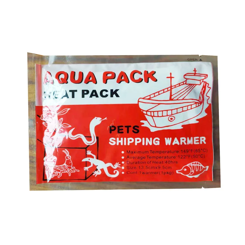 Shipping Warmers for Small Pets and Tropical Plants heat pack for logistics purpose