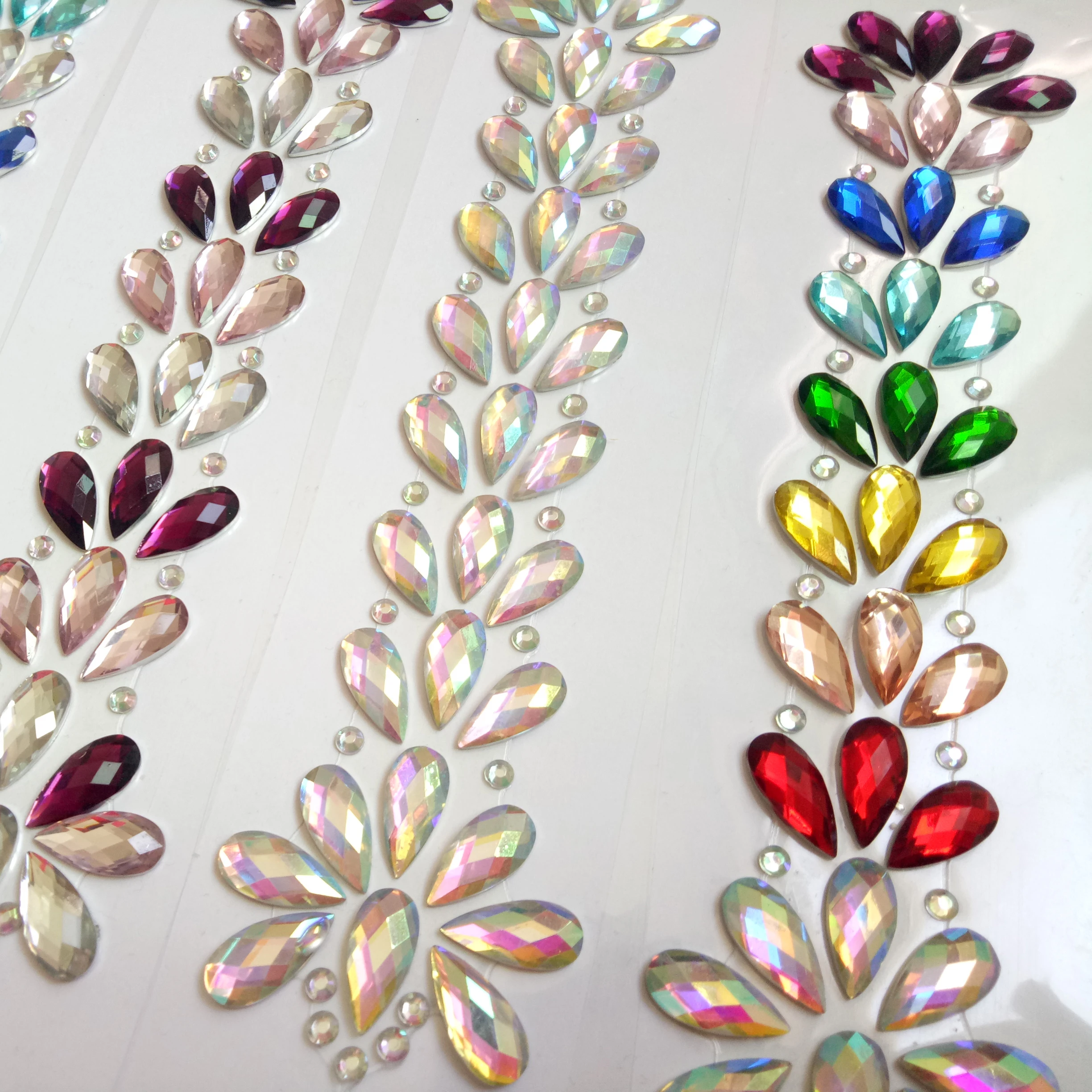 
eyes body hair accessories face glitter jewels crystal rhinestones hair stickers for rave festival parties 