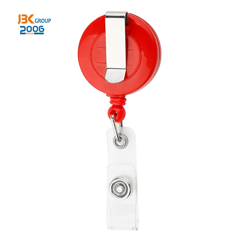 Retractable Reel  Card Holder yoyo key reel custom logo and color retractable string badge reel