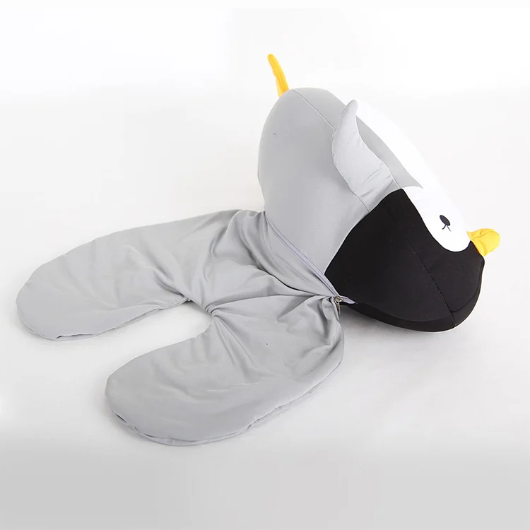 2 In 1 Multifunctional Pillow Penguin Toy U Shape Pillow For Kids