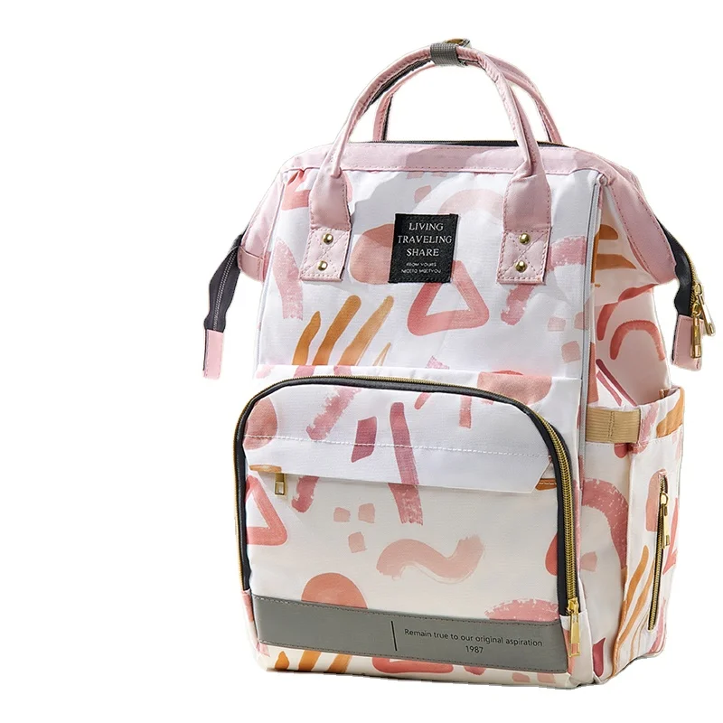 Customized Waterproof Large Capacity Multi-Functional Baby Changing Mommy Baby Diaper Bags Backpack