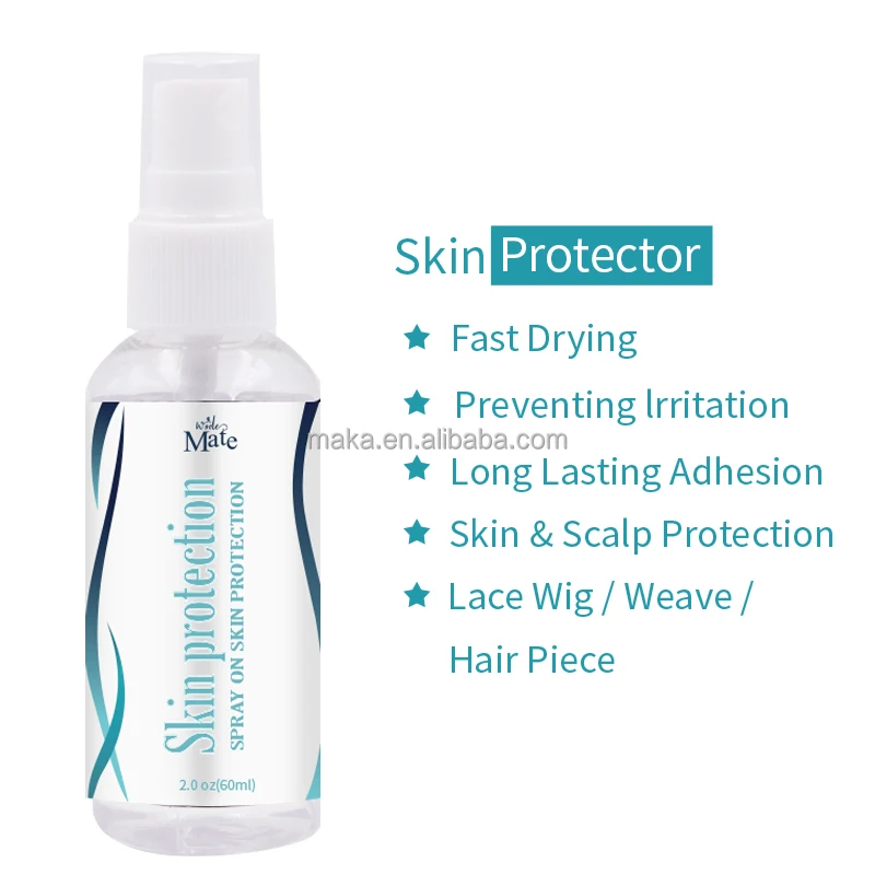 Спрей для защиты кожи головы клейкий клей кружева набор клей-спрей