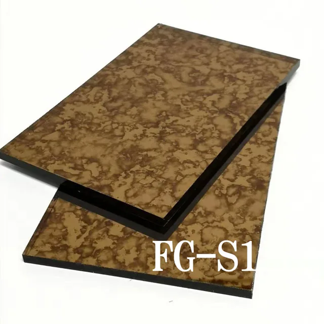 Декоративное роскошное высококачественное винтажное тонированное Классическое Античное цветное алюминиевое настенное зеркало из листового стекла