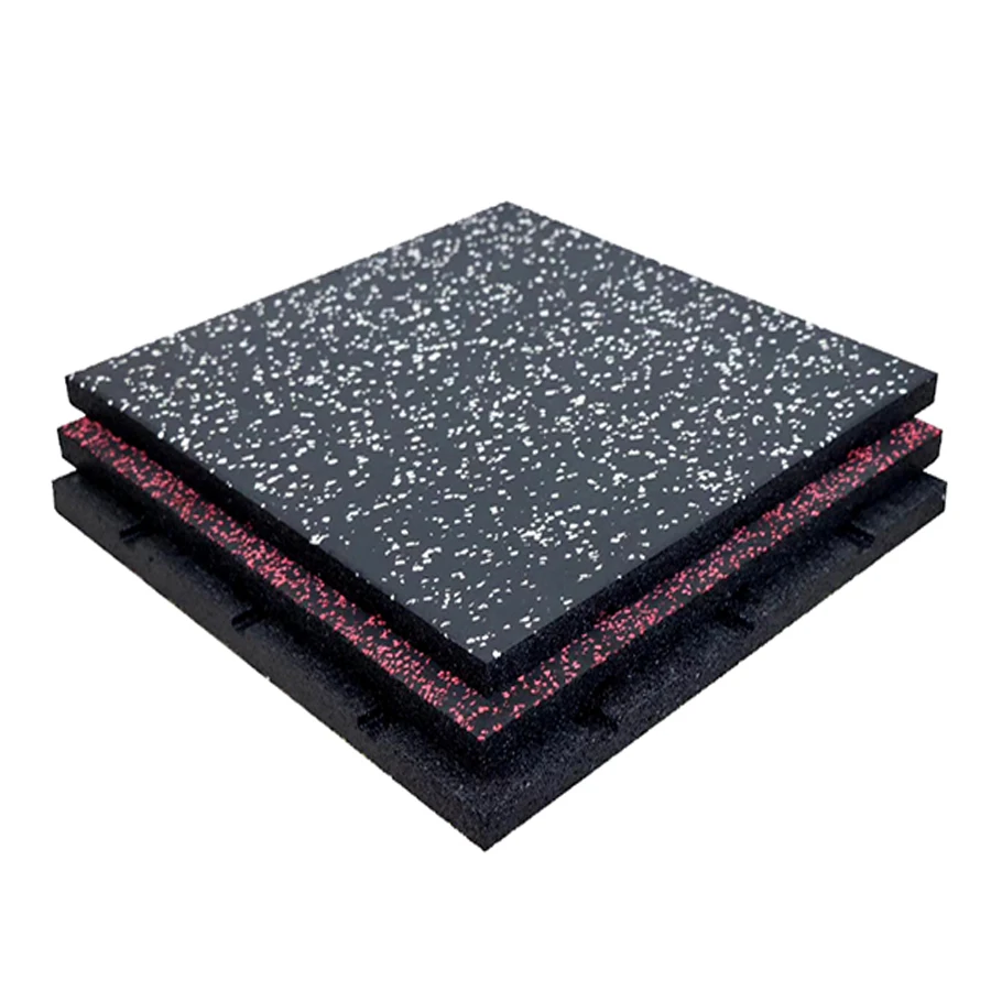 Superior Quality Rubber EPDM Granules Floor Tiles Fitness Floor Mat