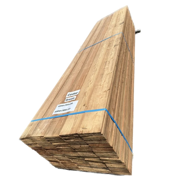 Wholesale Green Japanese Cedar Wood Plank Lumber for Model Application
