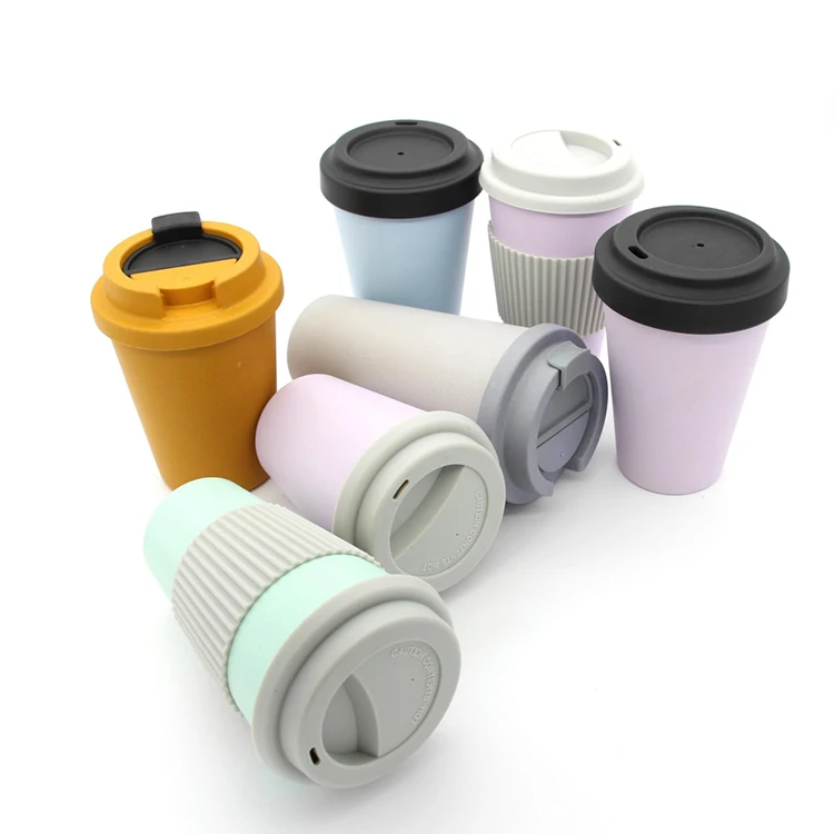 Biodegradable wholesale organic premium reusable pla takeaway coffee cups mug
