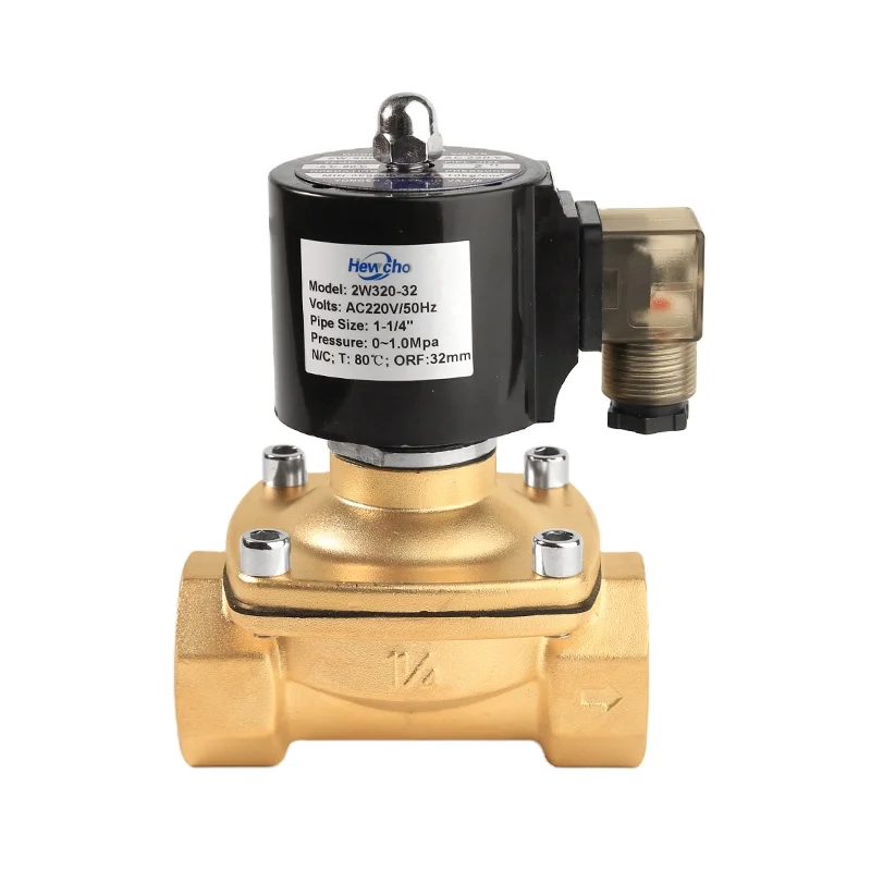 Нормально закрытый водяной электромагнитный клапан, 2 Вт, 350-35, 1/4 дюйма, 220 вольт