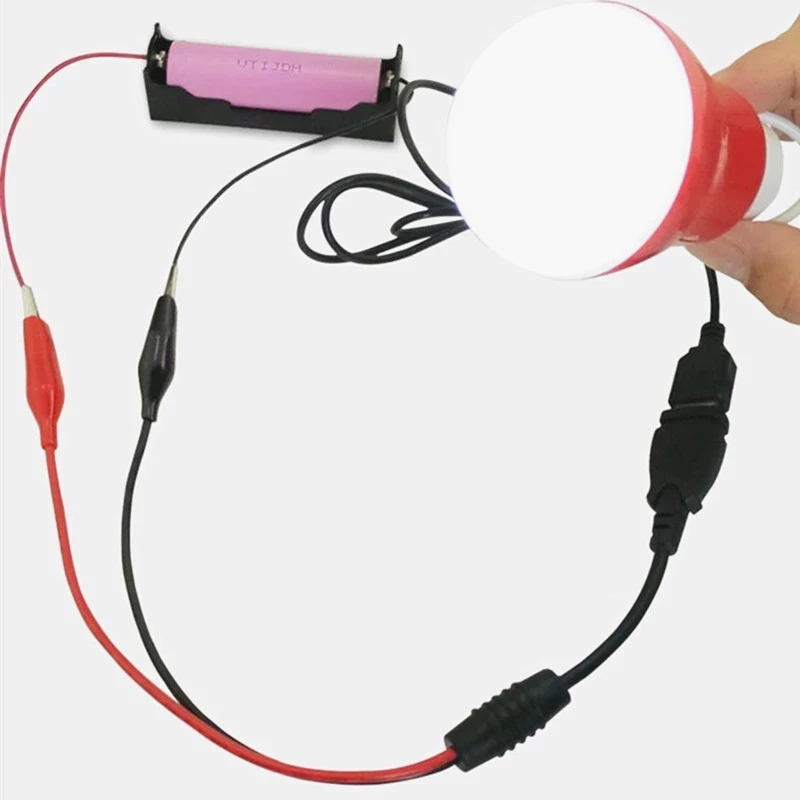 2PCS/Set Alligator Clips Crocodile Wire Male/female To USB Tester Detector DC Voltage Meter Ammeter Capacity Power Meter Monitor