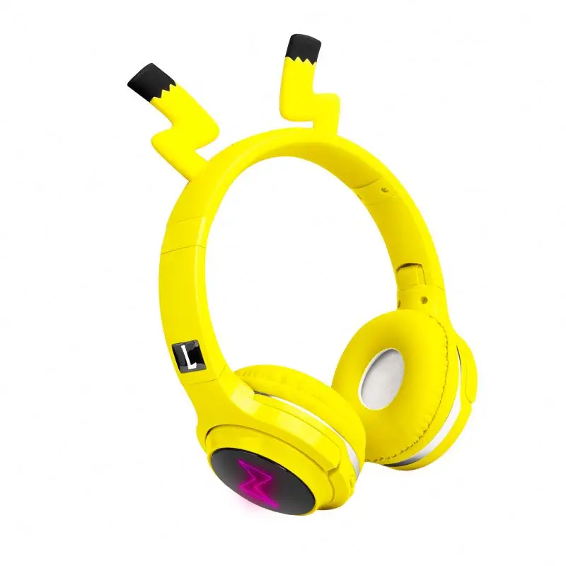
Cute noise cancelling headphones support wireless headphone funny headphone with led light for kids 