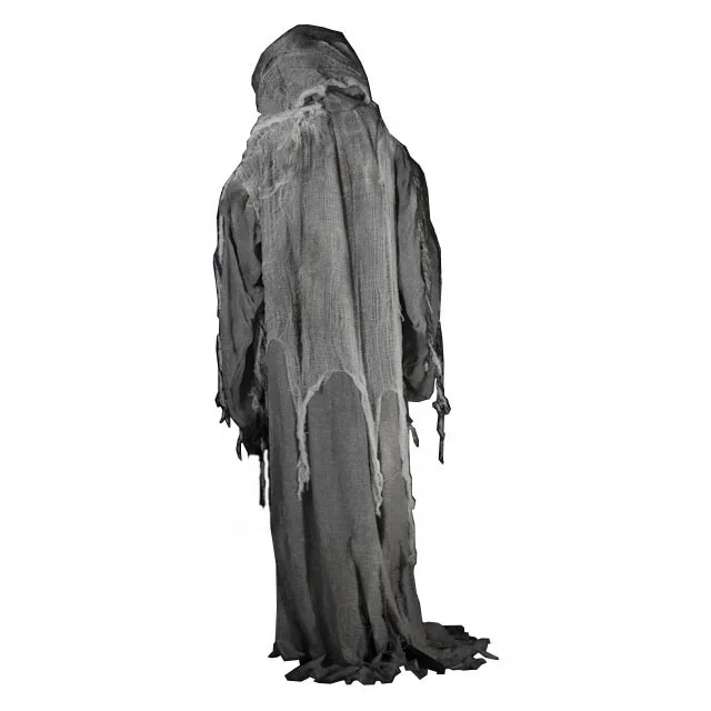 
Halloween Decoration Life size animated standing Reaper in creepy cloth Scary Party Decor Haunted House props 