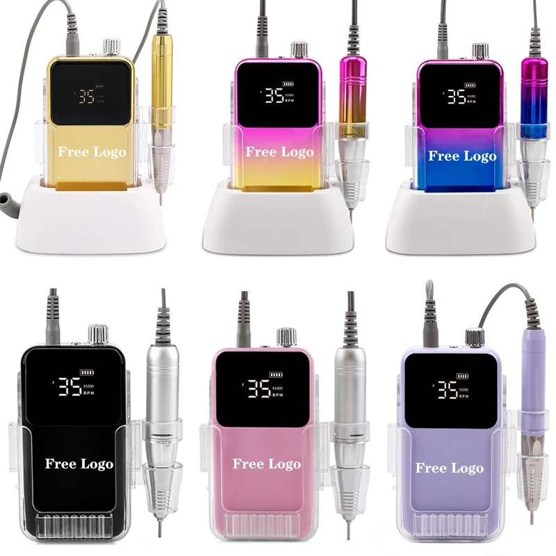 US Nail Supply Crazy on This Cordless Rechargeable Portable Desktop Nail Drill Machine with 35000 rpm Electric Nail Drill E File