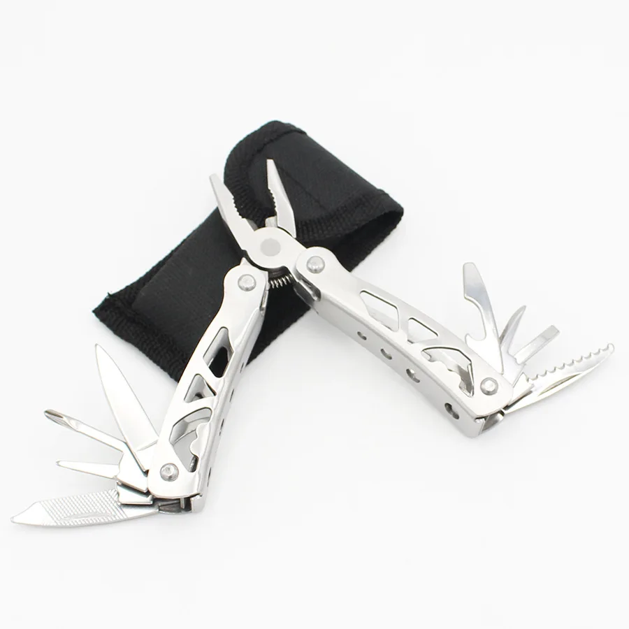 Portable Tool Folding Pocket Multi Pliers Alicates Nails Wire Stripping Cutting Camping Folding Pliers With Screwdriver Tool