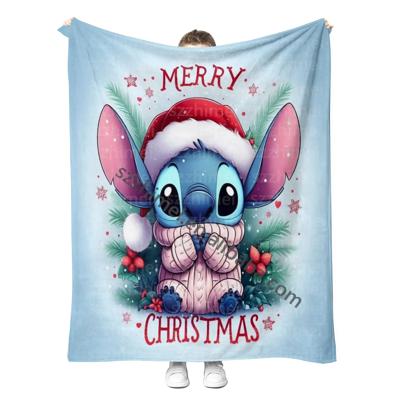 2025 best selling Personalized customized soft Halloween Christmas throw for Party Gift