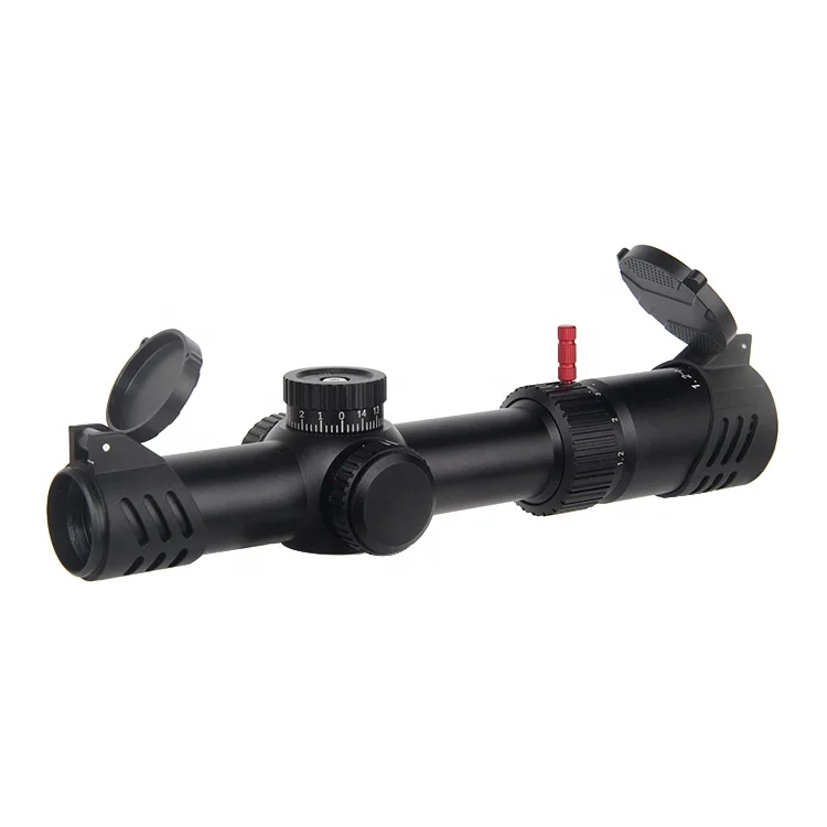Luger Multi-functional Scope 1.2-6x24IR Red Green Illuminated Reticle for Outdoor Activities