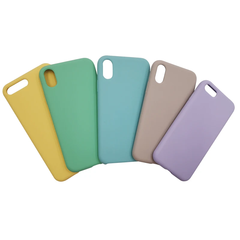 High Quality Liquid Silicone Mobile Phone Case for iPhone
