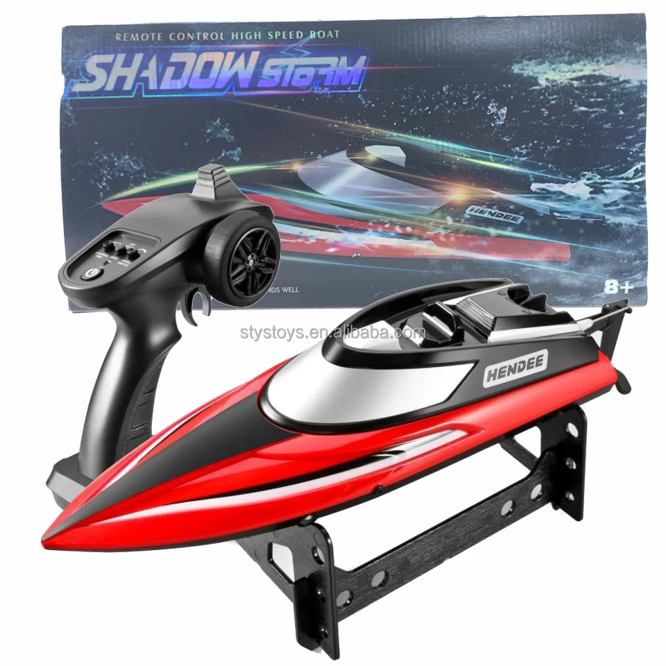 High Quality LED Light Up Remote Control Boat Batteries Power RC Boat for Pool & Lakes