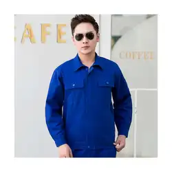 Pure Cotton Overall Long Sleeves Cleaner Workwear Tops Work Suit Working Car Repair Clothes For Men