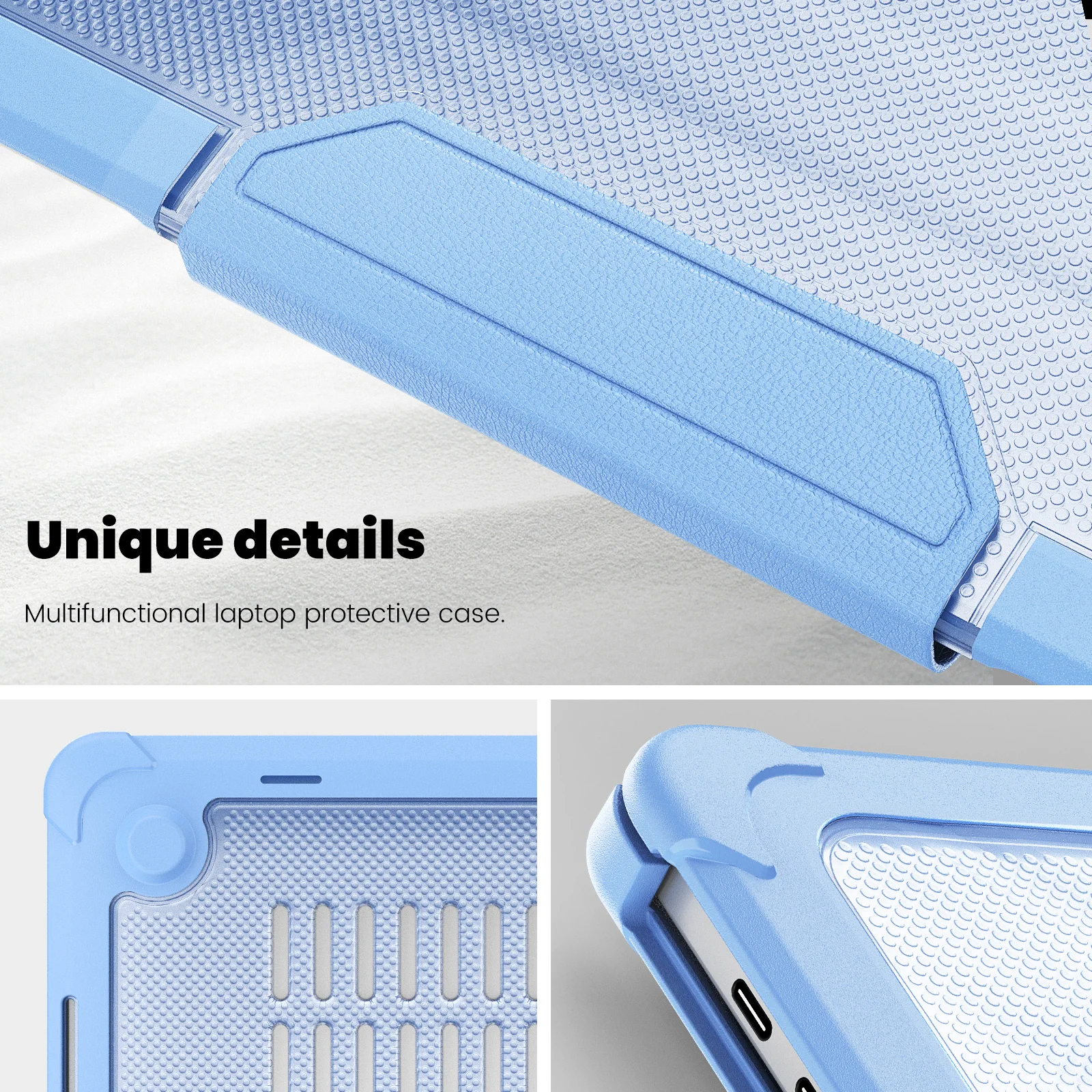 Case For Mac Book pro 13  2018/2020/2022 A2338 M1/M2 A2289 A2251 A2159 A1989 A1706 A1708 Clear Case Light Stand Protective