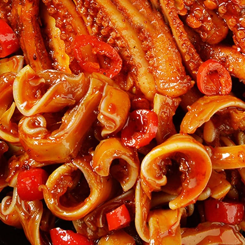 Готовые продукты хрустящий кальмар закуска вкусный сладкий острый вкус