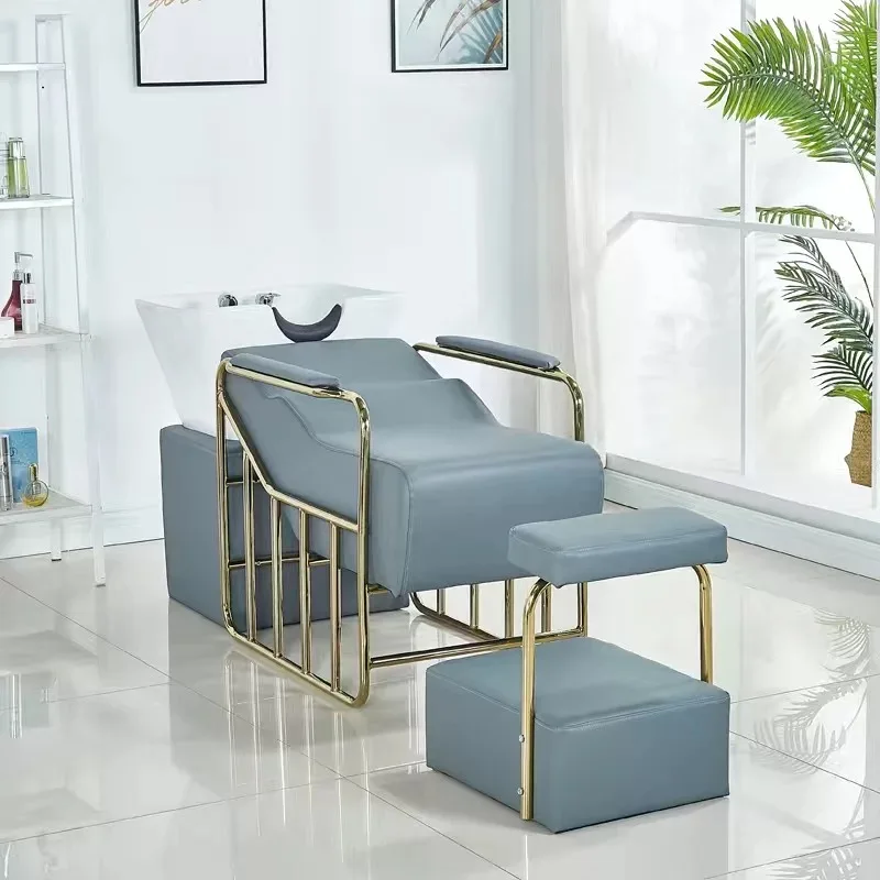 Hot salon shampoo bed massage scalp spa shampoo chair sink wash chair