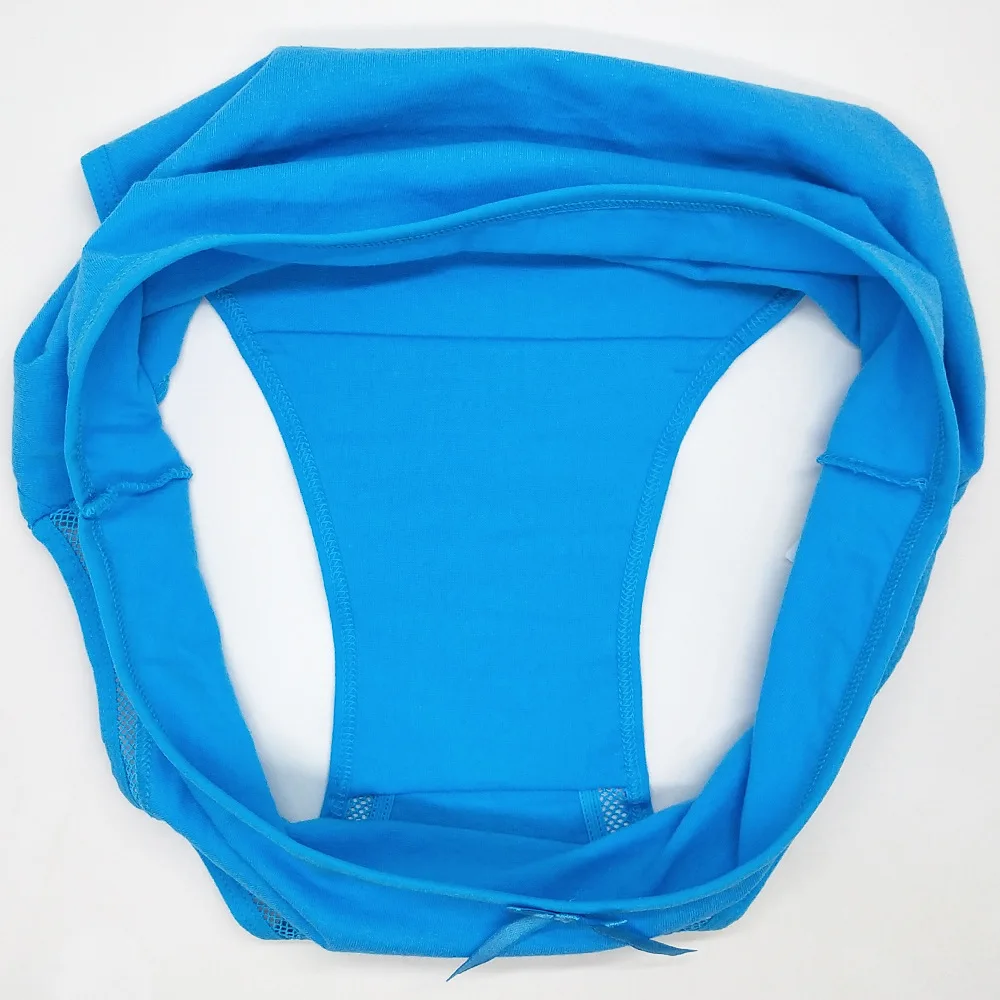 High quality fat women big size underwear 95% cotton plain color panties for big size lady women hot sale