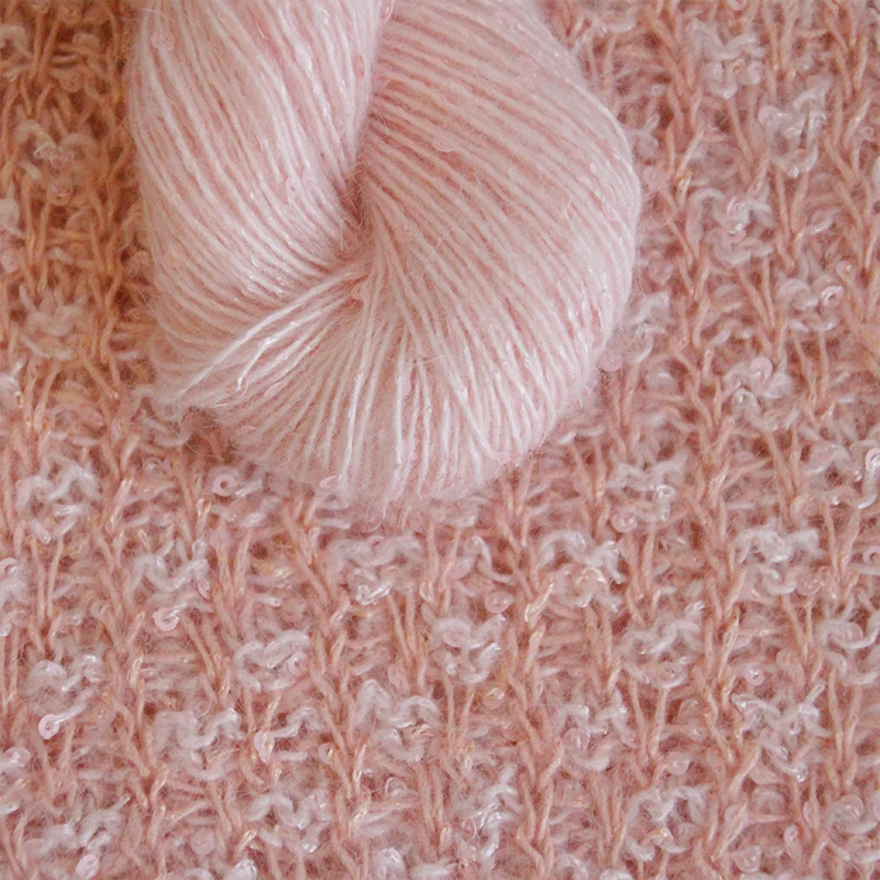 Lotus Yarns Bordeaux Superfine Alpaca Extrafine Merino Sequin 165m/50g Fingering Weight Colored Knitting Yarn For Sweater Shawl